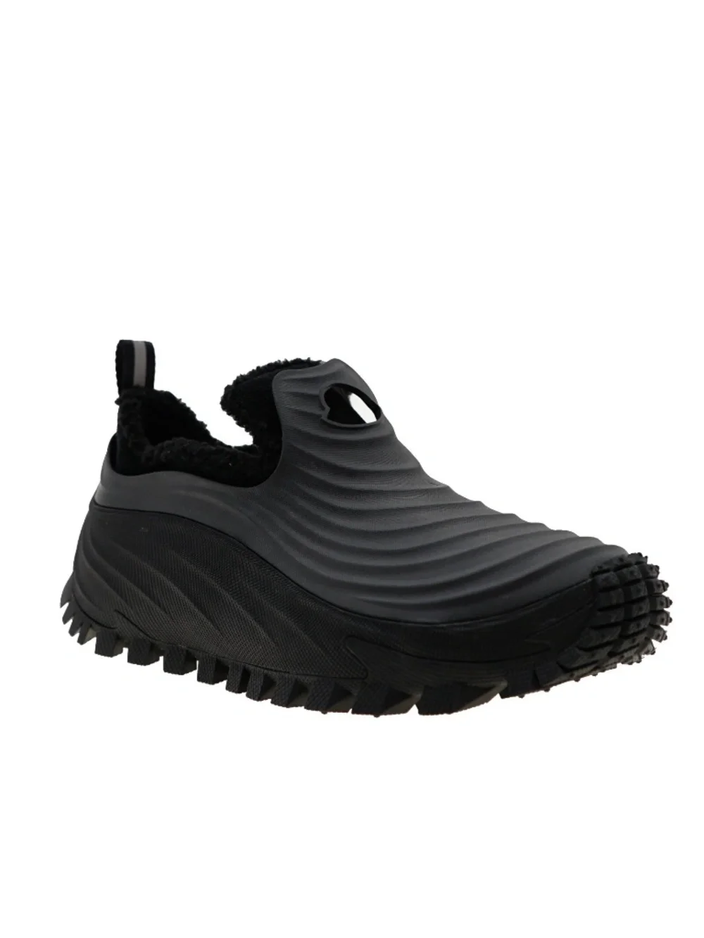 Moncler Men Acqua Rain Boots Shoes Sneakers Black Size 10 US New